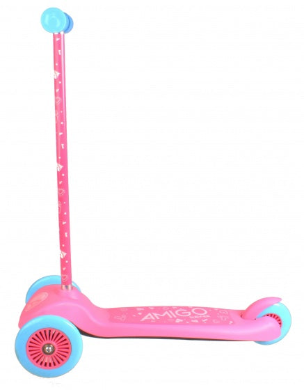Surfer Junior Voetrem Roze/Lichtblauw
