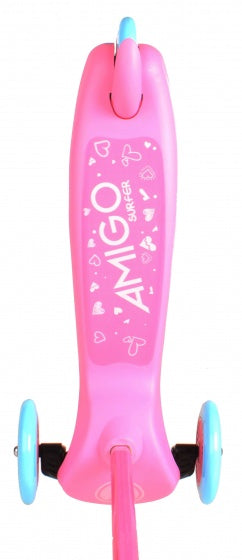 Surfer Junior Voetrem Roze/Lichtblauw
