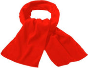 wintersjaal fleece unisex 150 cm rood