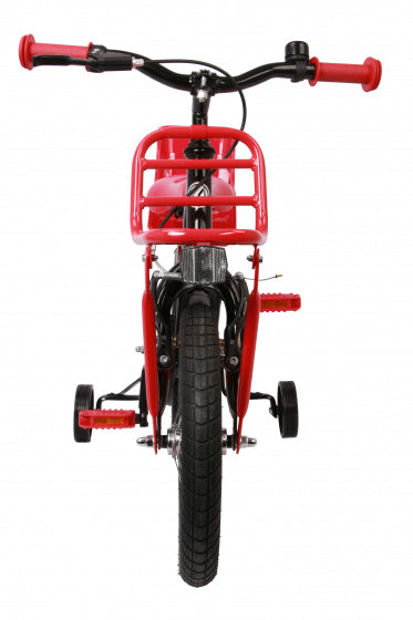 Spring 14 Inch 21 cm Meisjes Terugtraprem Zwart