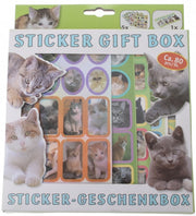 sticker geschenkdoos poezen 80-delig