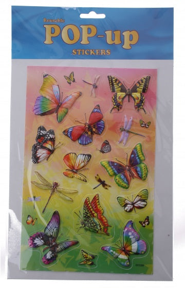 stickervel vlinders 14-delig