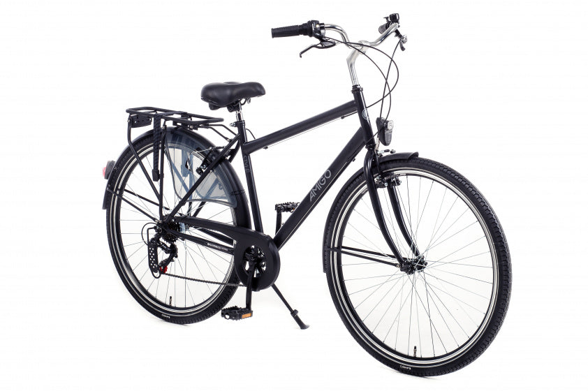 Style 28 Inch 50 cm Heren 6V V-Brakes Zwart