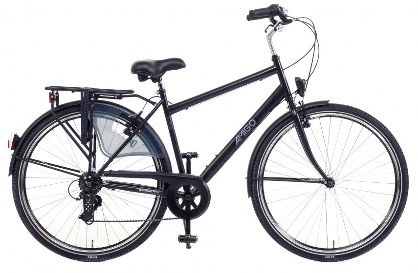 Style 28 Inch 50 cm Heren 6V V-Brakes Zwart
