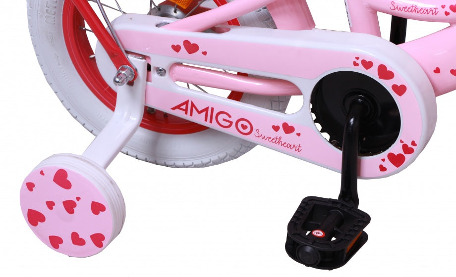 Sweetheart 12 Inch 21 cm Meisjes Terugtraprem Roze