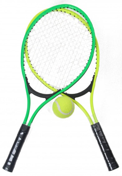tennisset geel/groen 3-delig