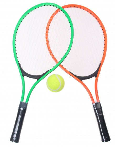 tennisset oranje/groen 3-delig