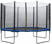 trampoline met veiligheidsnet 366 cm blauw