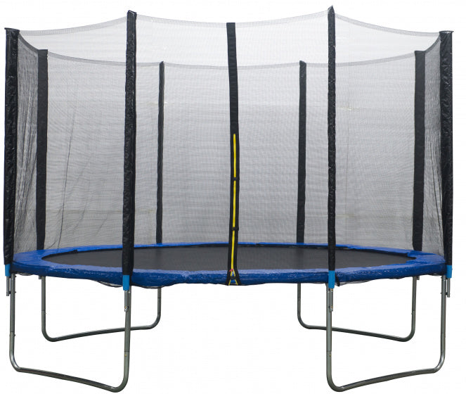 trampoline met veiligheidsnet 366 cm blauw