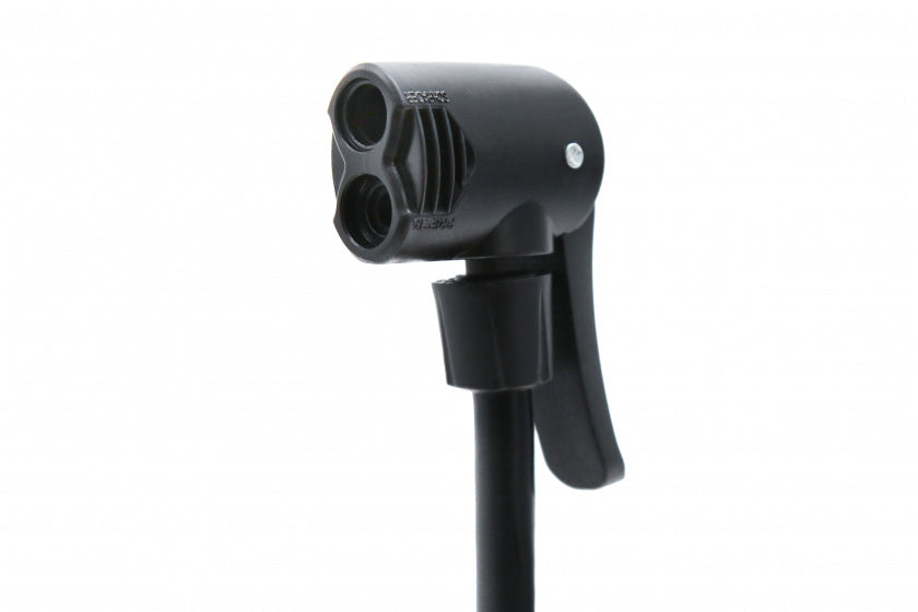 vloerpomp M2 met drukmeter 62 cm 11 Bar staal zwart