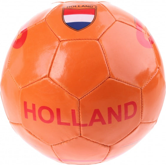 Voetbal Holland met pomp oranje maat 5