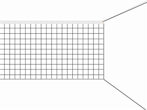 Volleybalnet Official Size 950X100CM maas 100mm