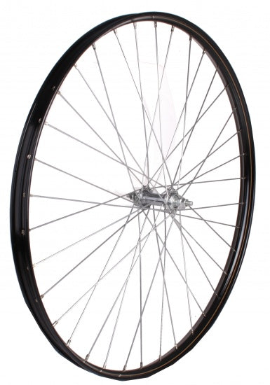 voorwiel 28 x 1 5/8 x 1 3/8 aluminium 36G zwart