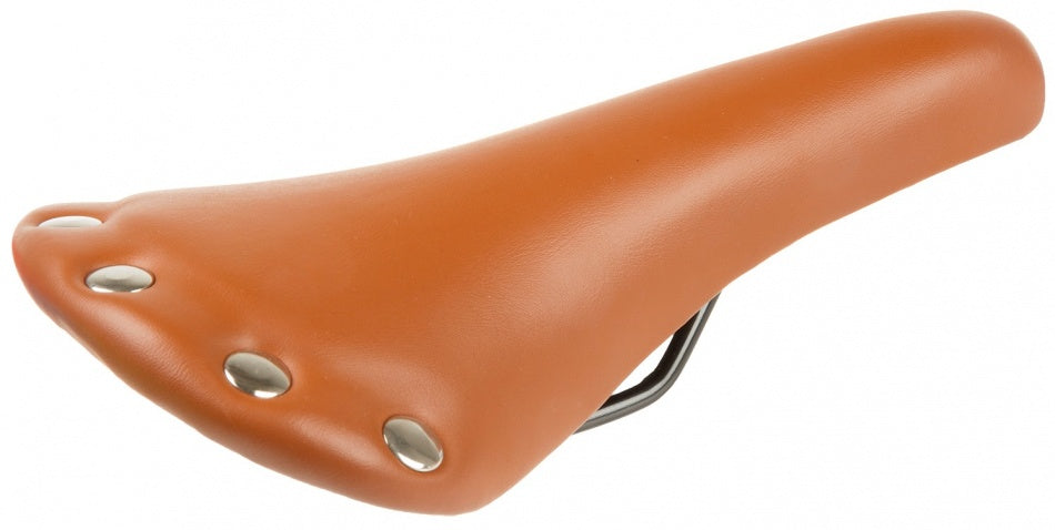Zadel Race/Sport 278 X 153 mm Imitatie Leer Bruin