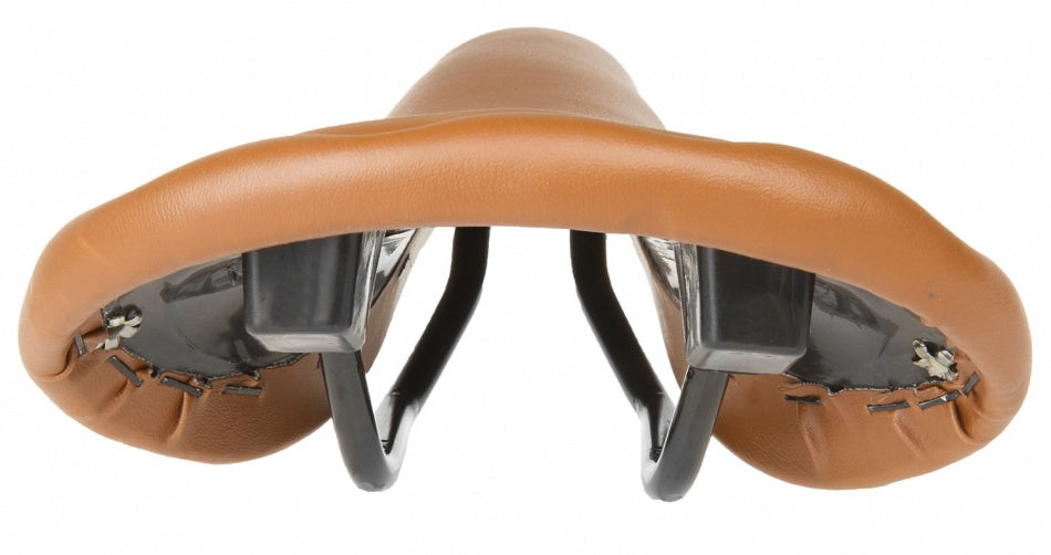 Zadel Race/Sport 278 X 153 mm Imitatie Leer Bruin