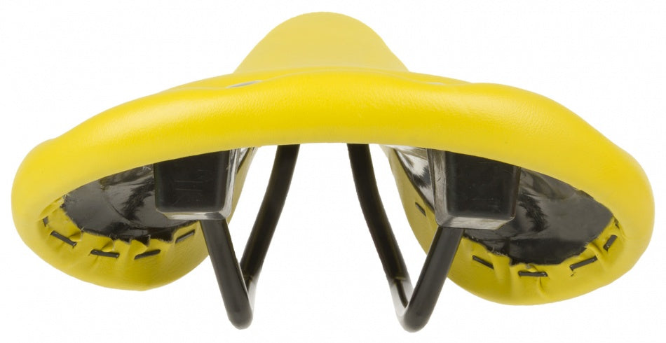 Zadel Race/Sport 278 X 153 mm Imitatie Leer Geel