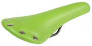 Zadel Race/Sport 278 X 153 mm Imitatie Leer Groen