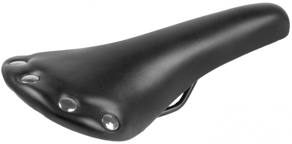 Zadel Race/Sport 278 X 153 mm Imitatie Leer Zwart