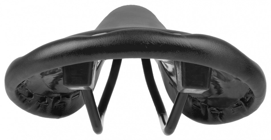 Zadel Race/Sport 278 X 153 mm Imitatie Leer Zwart