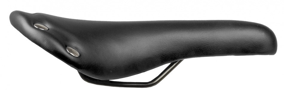 Zadel Race/Sport 278 X 153 mm Imitatie Leer Zwart