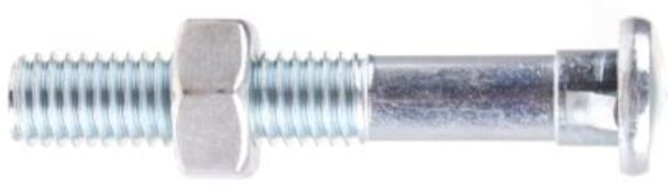 Zadelpenbout M8 x 50 mm compleet per 10 stuks