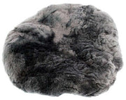 zadeldekje rok schapenvacht 24 cm grijs