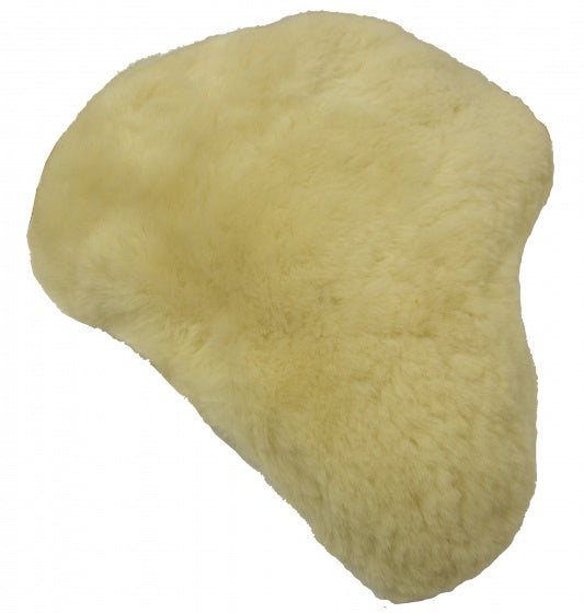 zadeldekje schapenvacht 31 cm beige
