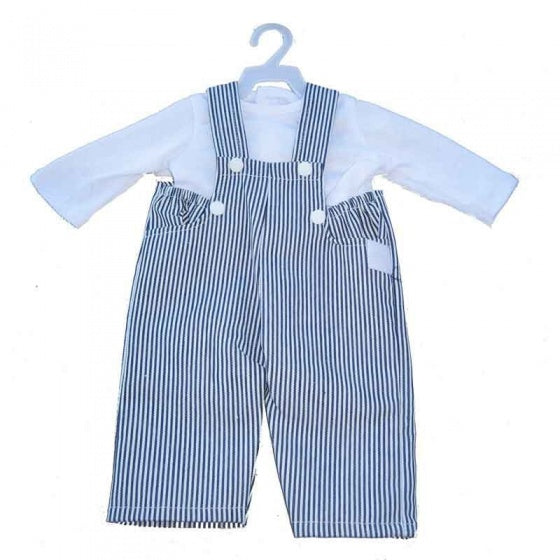 overall met blouse mini mommy wit 33-37 cm