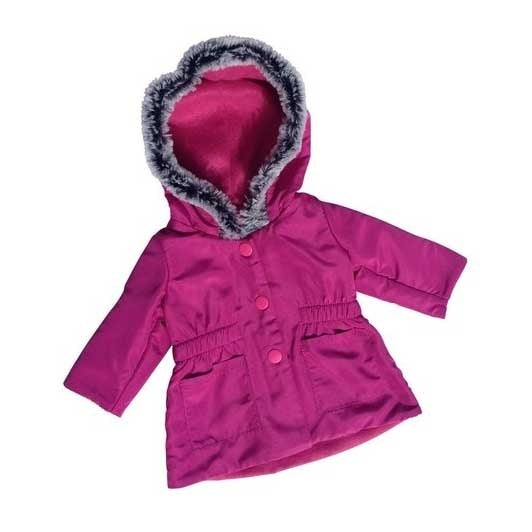 winterjas mini mommy 38-41 cm paars