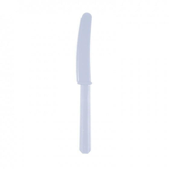 messen 15 cm pastelblauw 10 stuks