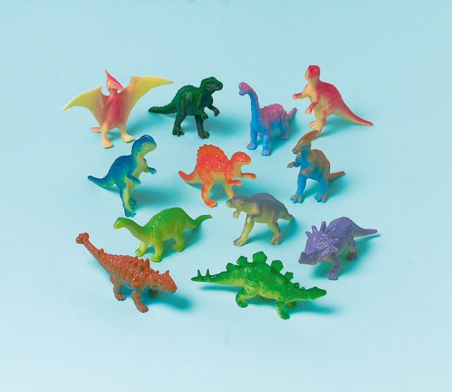 Mini-dinosaurussen 12 stuks