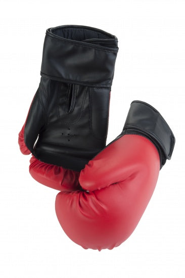 bokshandschoenen junior zwart maat 10