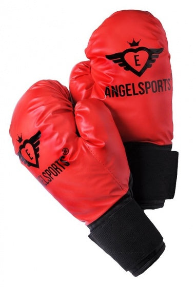 bokshandschoenen junior rood maat 10oz