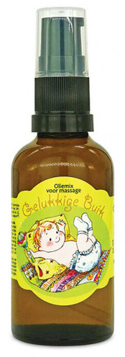 etherische olie Gelukkige Buik 50 ml vegan transparant