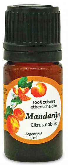 etherische olie Mandarijn 5 ml vegan geel