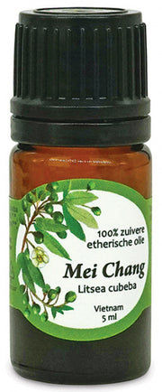 etherische olie Mei Chang 5 ml vegan transparant