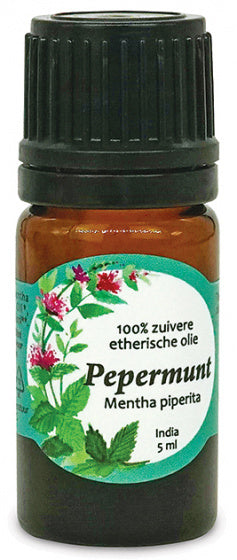 etherische olie Pepermunt 5 ml vegan lichtgroen