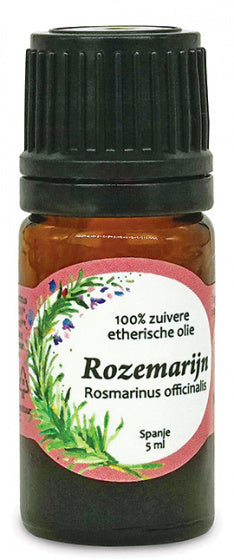 etherische olie Rozemarijn 5 ml vegan transparant
