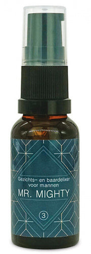 gezicht- en baardelixer Mr. Mighty 20 ml transparant