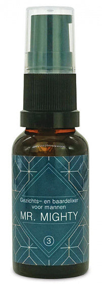 gezicht- en baardelixer Mr. Mighty 20 ml transparant
