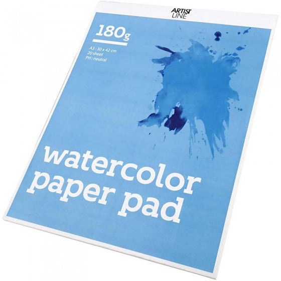 aquarelblok 20 stuks A3 180 gr