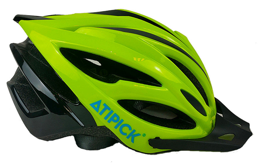 fietshelm Inmould 56-61 cm polycarbonaat lime mt L