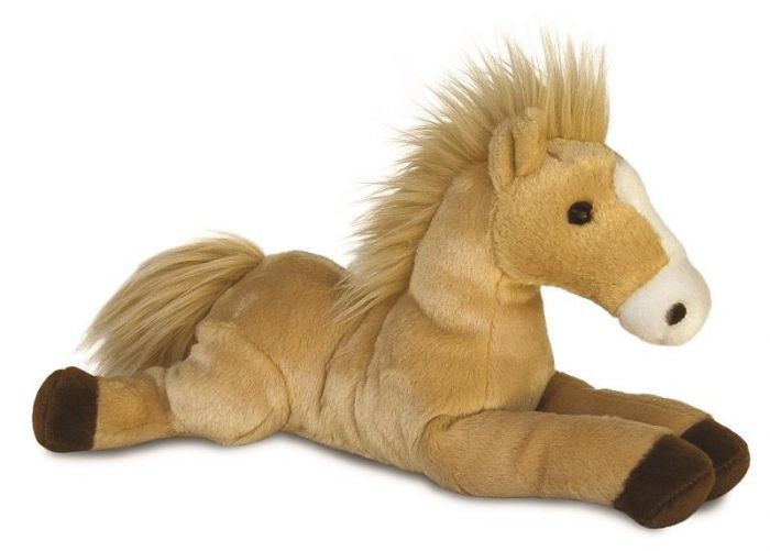 Knuffel Flopsie paard butterscotch bruin 30