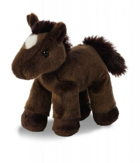 knuffel Mini Flopsie Chestnut paard bruin 20