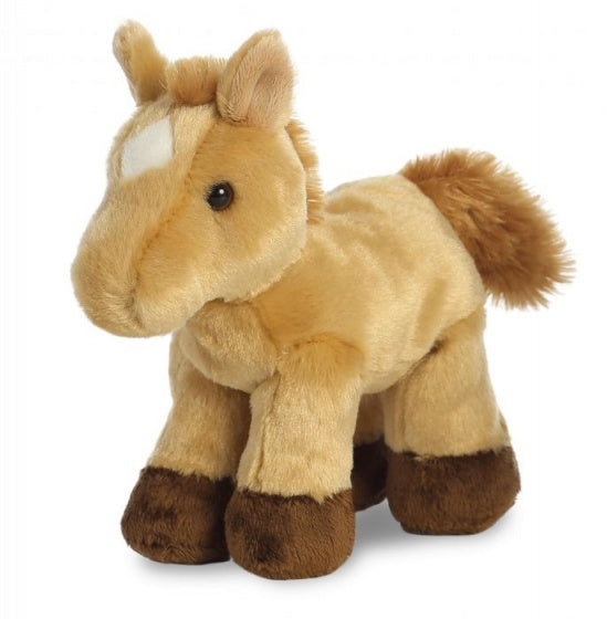 knuffel Mini Flopsie Prancer paard lichtbruin 20