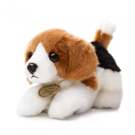 knuffel Mini Yoni beagle bruin/wit 20 cm