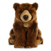 knuffel Mini Yoni grizzly beer bruin 38 cm