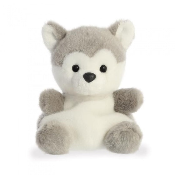 knuffel Palm Pals husky grijs 13 cm