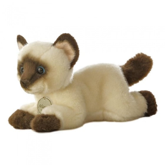 knuffelkat Mini Yoni siamees bruin 20 cm