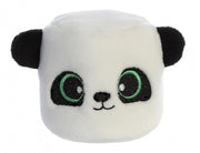 mini-knuffel YooHoo beanbag 6 cm wit/zwart
